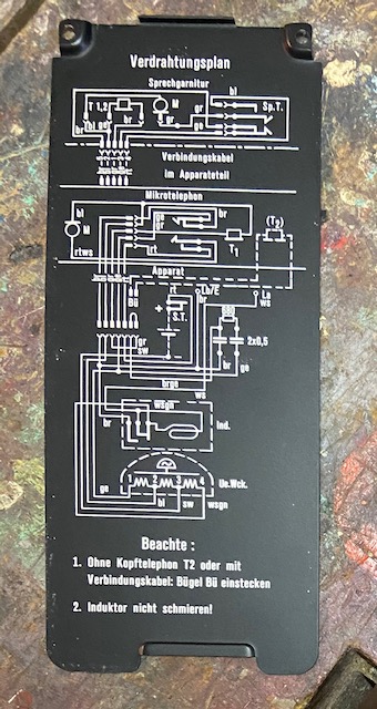 Wiring diagram (On lid inside)