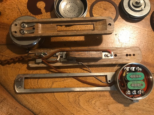 Handset disassembled