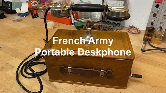 Episode 69 - French Army Portable Desk Telephone, ~1925